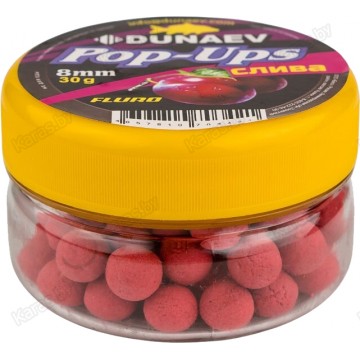 Бойлы Dunaev Pop-Up Слива 8 мм, 30 г