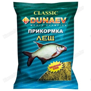 Прикормка Dunaev Classic Лещ (коричневая) 0.9 кг