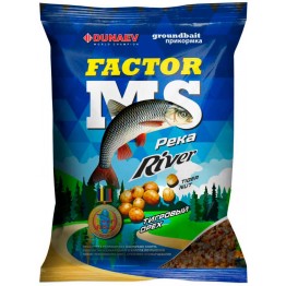 Прикормка Dunaev MS Factor Река Тигровый Орех (коричневая) 1кг