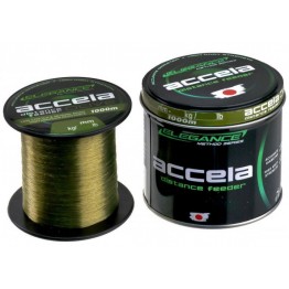Леска Elegance Method Accela Distance Feeder Olive 1000 м