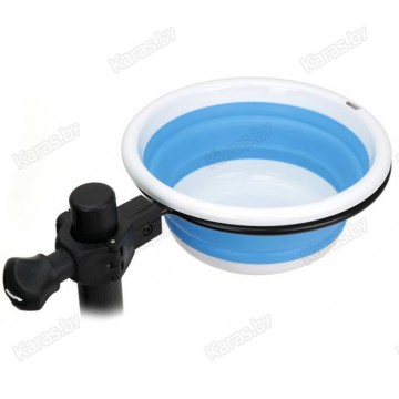 Контейнер для прикормки складной с держателем Elegance Feeder Pro d26х11см