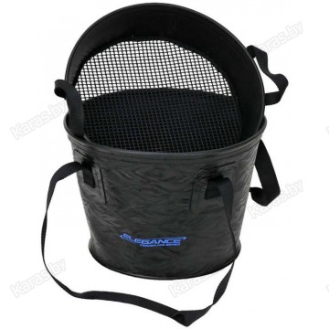 Мягкое ведро для прикормки Elegance Feeder Pro Eva Premium с ситом 29х20 см