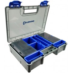 Коробка многофункциональная фидерная F-Fishing (351x250x80 мм), с лотками