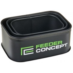Набор емкостей для прикормки и насадки Feeder Concept EVA 3 шт (набор 270х170х100 мм)