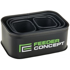 Набор емкостей для прикормки и насадки Feeder Concept EVA 5 шт (набор 270х170х100 мм)