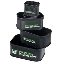 Набор емкостей для прикормки и насадки Feeder Concept EVA 5 шт (набор 270х170х100 мм)