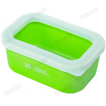 Коробка для наживки Feeder Concept Bait Box With Open Lid M 0.6л (155х100х65мм)