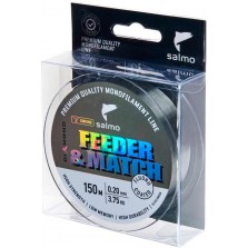 Леска монофильная Salmo Diamond Feeder & Match Fluoro Coated Olive Green 150 м