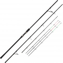 Удилище фидерное Feeder Concept Distance Black Extra Heavy 180, углеволокно, 3.9 м, тест: 100-180 гр , 334 г