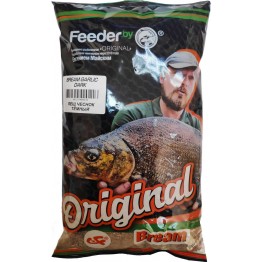 Прикормка Feeder.by Original Лещ Чеснок (черная) 1 кг