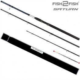 Удилище фидерное Fish2Fish Saturn 390, стекловолокно, 3.9 м, тест: 90-120-150 г, 510 г