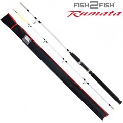 Спиннинг Fish2Fish Rumata, стекловолокно, штекерный, 1,8 м, тест: 80-150 гр, 340 г