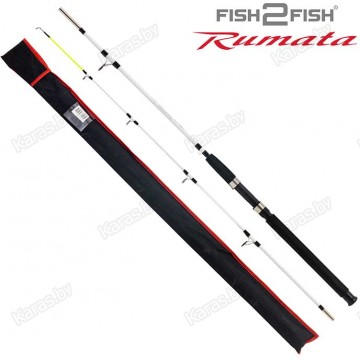 Спиннинг Fish2Fish Rumata, стекловолокно, штекерный, 2,10 м, тест: 80-150 гр, 410 г