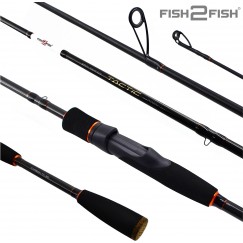 Спиннинг Fish2Fish Tactick ML, углеволокно, 2.40 м, тест: 5-20 г, 155 г