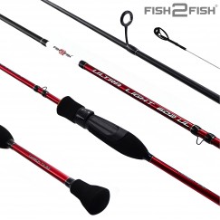 Спиннинг Fish2Fish Ultra Light UL, углеволокно, 1.80 м, тест: 1-6 г, 58 г
