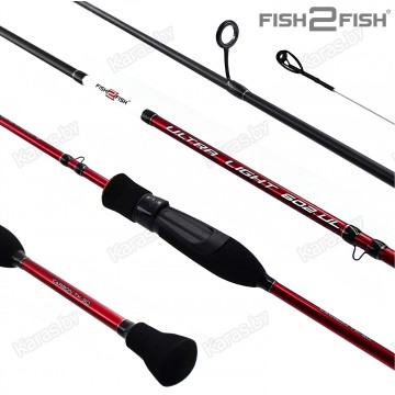 Спиннинг Fish2Fish Ultra Light UL, углеволокно, 1.80 м, тест: 1-6 г, 58 г