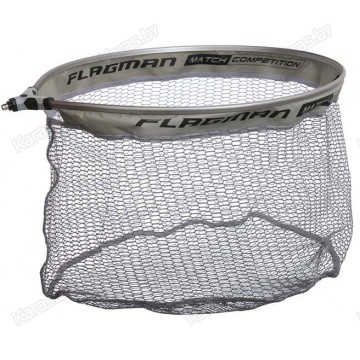 Голова подсачека Flagman Grey Rubber Head Round 40x50 см