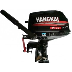 Лодочный мотор 2-тактный бензиновый Hangkai T5.0 Plus (мощность 6 лс)