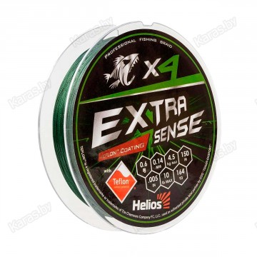 Леска плетёная Helios Extrasense X4 150м (зеленый)