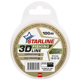 Леска монофильная Starline 3D 100 м