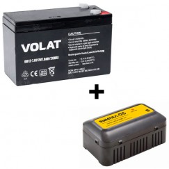 Зарядное устройство Вымпел 05 + АКБ Volat GB12-7 (при покупке эхолота)