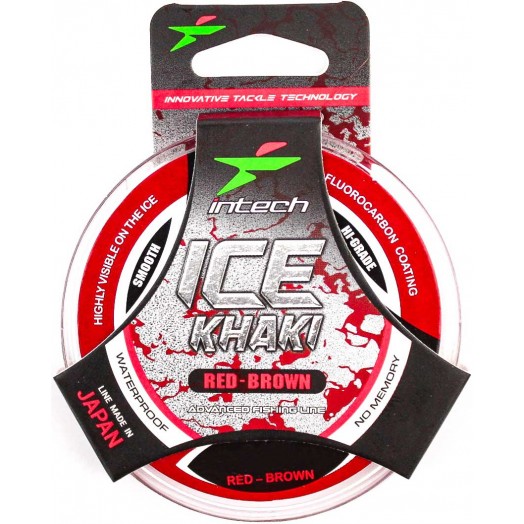 Леска монофильная Intech Ice Khaki Red-Brown 30 м