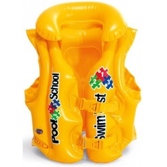 Жилет спасательный детский Intex Pool School 50x47 см (3-6 лет)