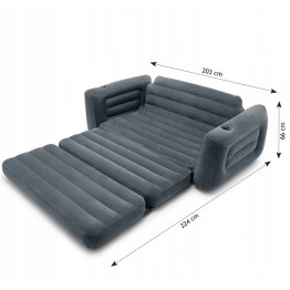 Надувной диван-кровать INTEX Pull-Out Sofa 224x203x66 см (66552)