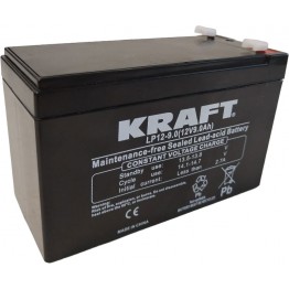 Аккумулятор для эхолота Kraft 12V, 9Ah
