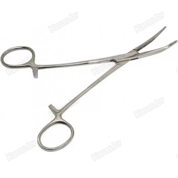 Зажим-корнцанг рыболовный Libao изогнутый 18 см