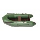 Надувная 1 местная ПВХ лодка Лоцман M-240 ЖС (зеленая)
