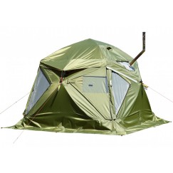 Палатка всесезонная Лотос КубоЗонт 4У Компакт (2.60x2.60x2.15 м) гидро + утепленный