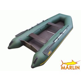 Надувная 3-местная ПВХ лодка Marlin 320SL+