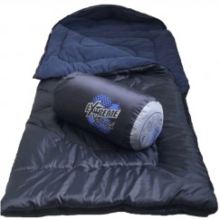 Спальный мешок Mednovtex Extreme Travel 250x97 с подголовником (-10°C, на флисе)