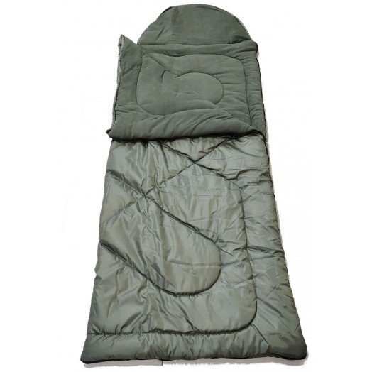 Спальный мешок Mednovtex Expert Travel 225x85 с подголовником (-15°C, на флисе)