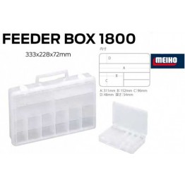 Коробка рыболовная пластиковая Meiho Feeder Box 1800 333x228x72 мм