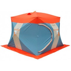 Палатка зимняя Нельма КУБ 3 Люкс двухслойная (2.30x2.30x1.90 м)