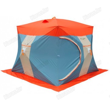 Палатка зимняя Нельма КУБ 3 Люкс двухслойная (2.30x2.30x1.90 м)