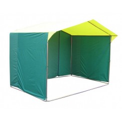 Торговая палатка Митек Домик 2.5x2.0м K (квадратная трубка 20х20мм, ПВХ)
