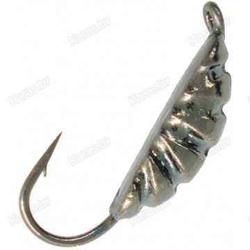 Мормышка вольфрамовая "Опарыш" с ушком 3.0 мм