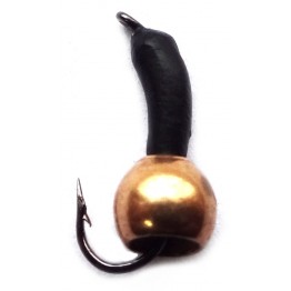 Мормышка вольфрамовая "Уралка" с шариком и ушком 2.0 мм