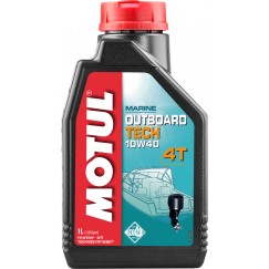 Моторное масло Motul Outboard Tech 10W-40 4T (1 л)