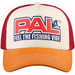 Бейсболка PAL Feel The Fishing Vibe 2023 (бордовый, коричневый)