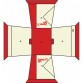 Палатка зимняя Снегирь Light 2Т Long трехслойная (2.3х1.7х1.8 м)