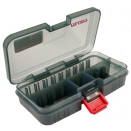 Коробка рыболовная Ruzza (138х77х31 мм), 2 перегородки + 6 перемычек