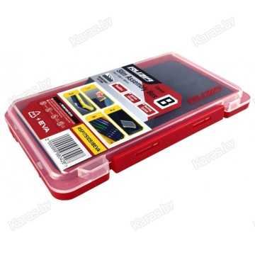 Коробка рыболовная Ruzza (175x105x18 мм), вставка EVA-foam