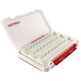 Коробка для приманок двусторонняя Ruzza (170х105х30 мм), вставки EVA-foam + 12 перемычек