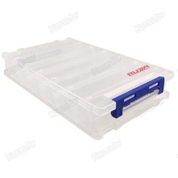 Коробка для приманок двусторонняя Ruzza (235x150x41 мм), горизонтальные V-ячейки