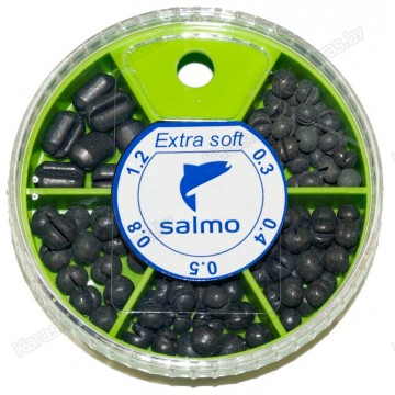 Набор грузов Salmo Extra Soft 60 г, 0,3-1,2 г