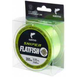 Леска монофильная Salmo Sniper Flatfish Fluo Yellow 300 м